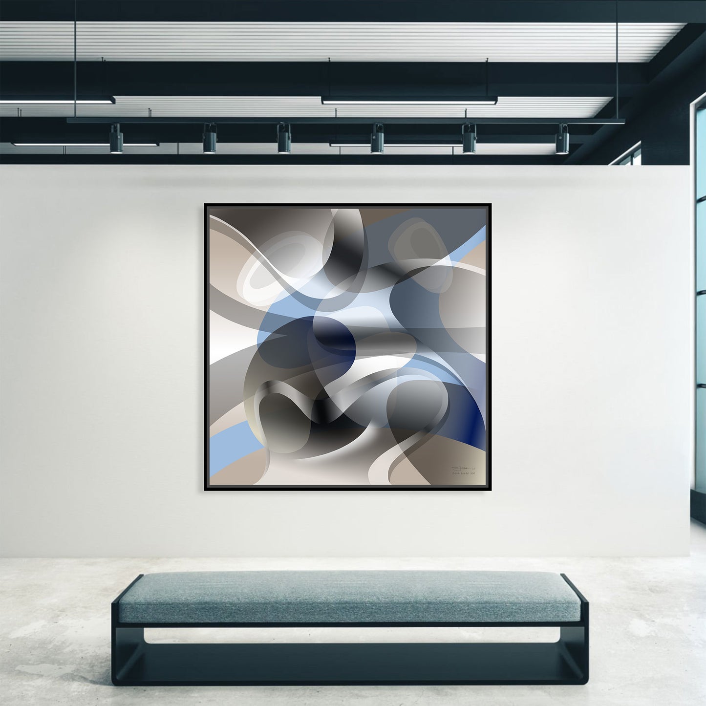 Canvasprint "Blue Touch 1"
