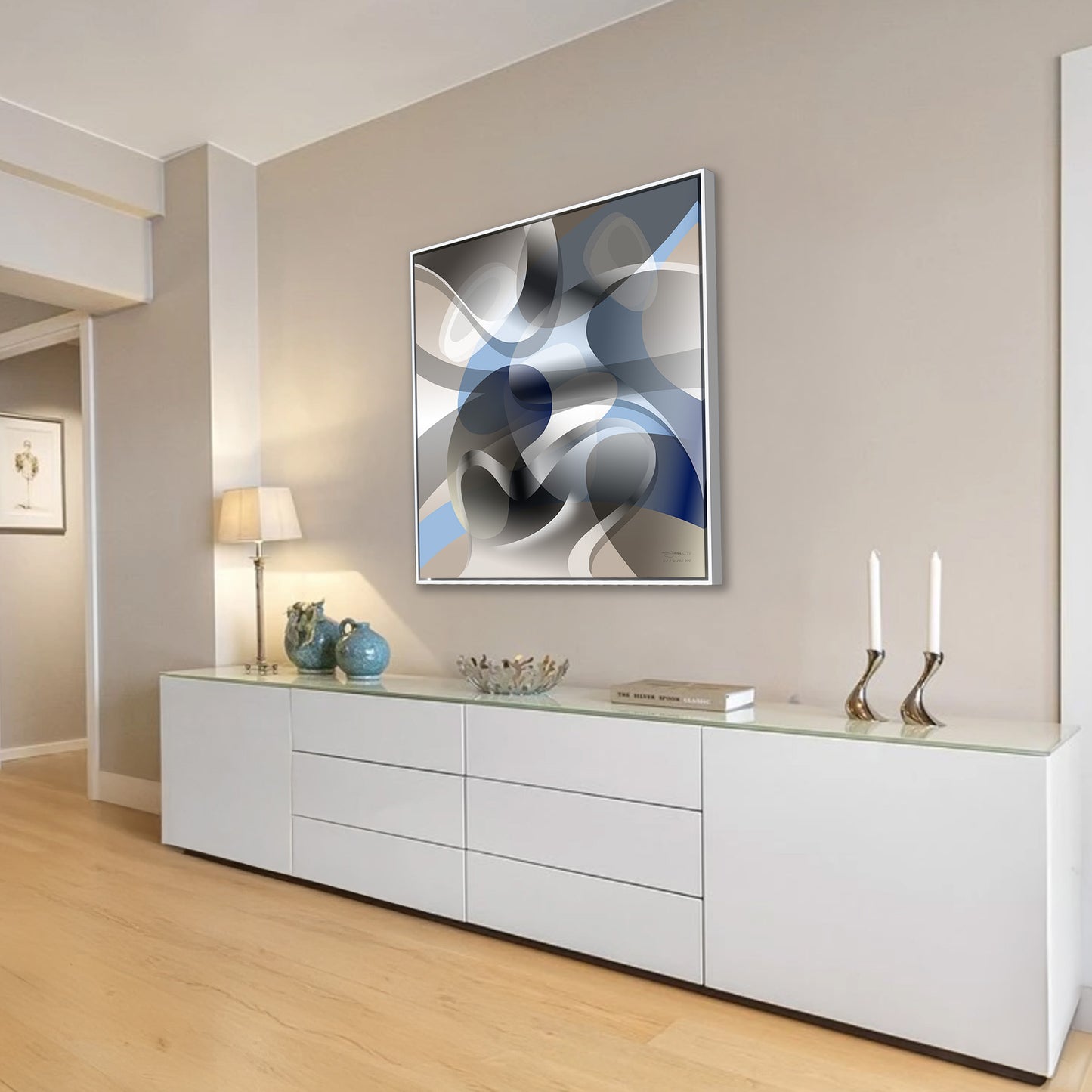 Canvasprint "Blue Touch 1"