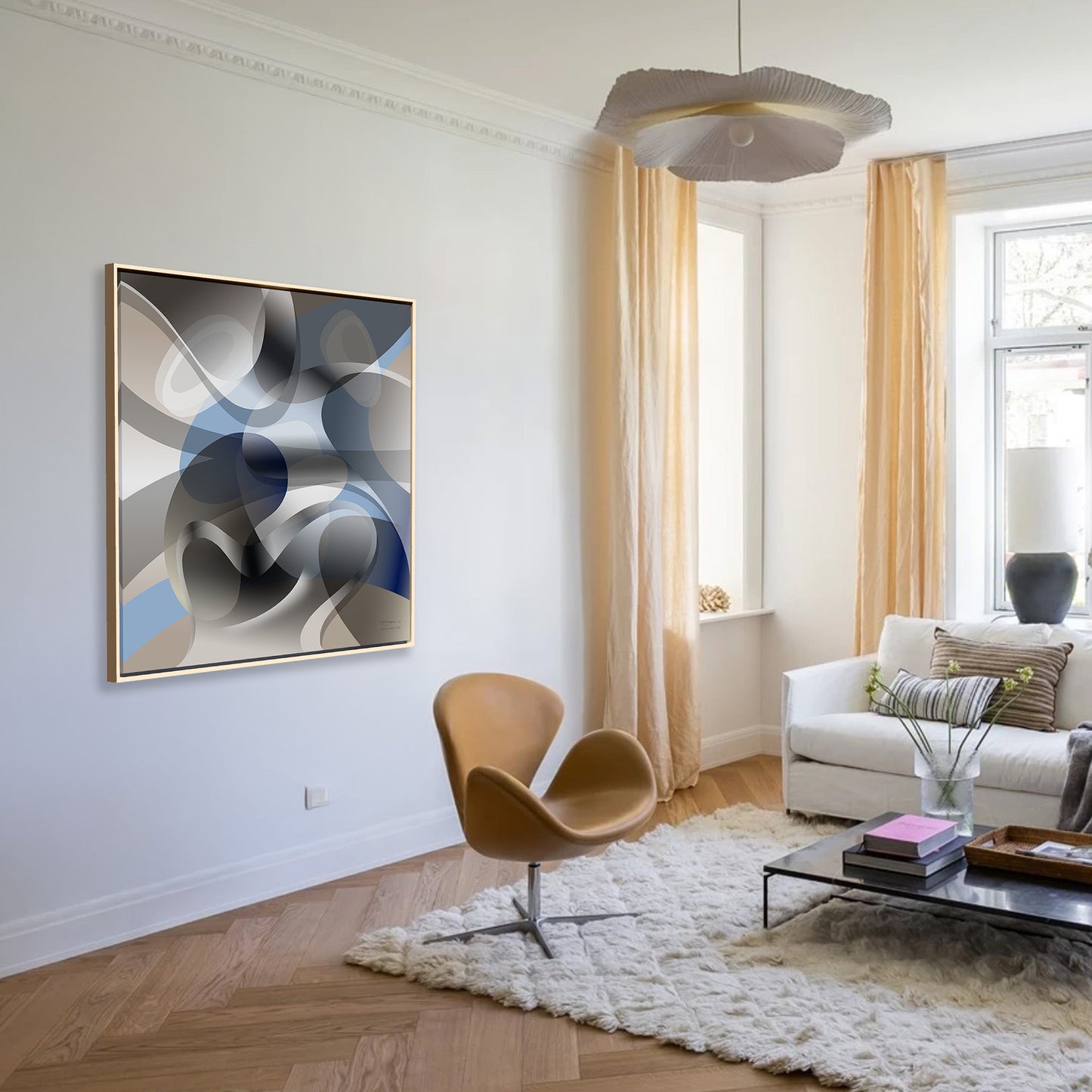 Canvasprint "Blue Touch 1"