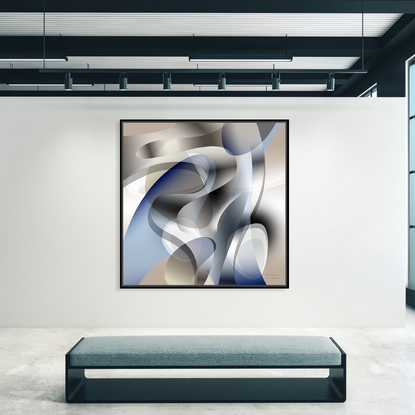 Canvasprint "Blue Touch 2"