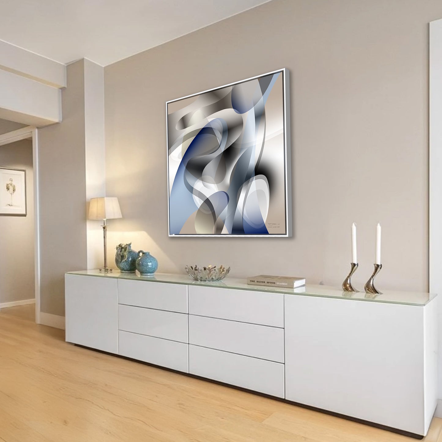 Canvasprint "Blue Touch 2"