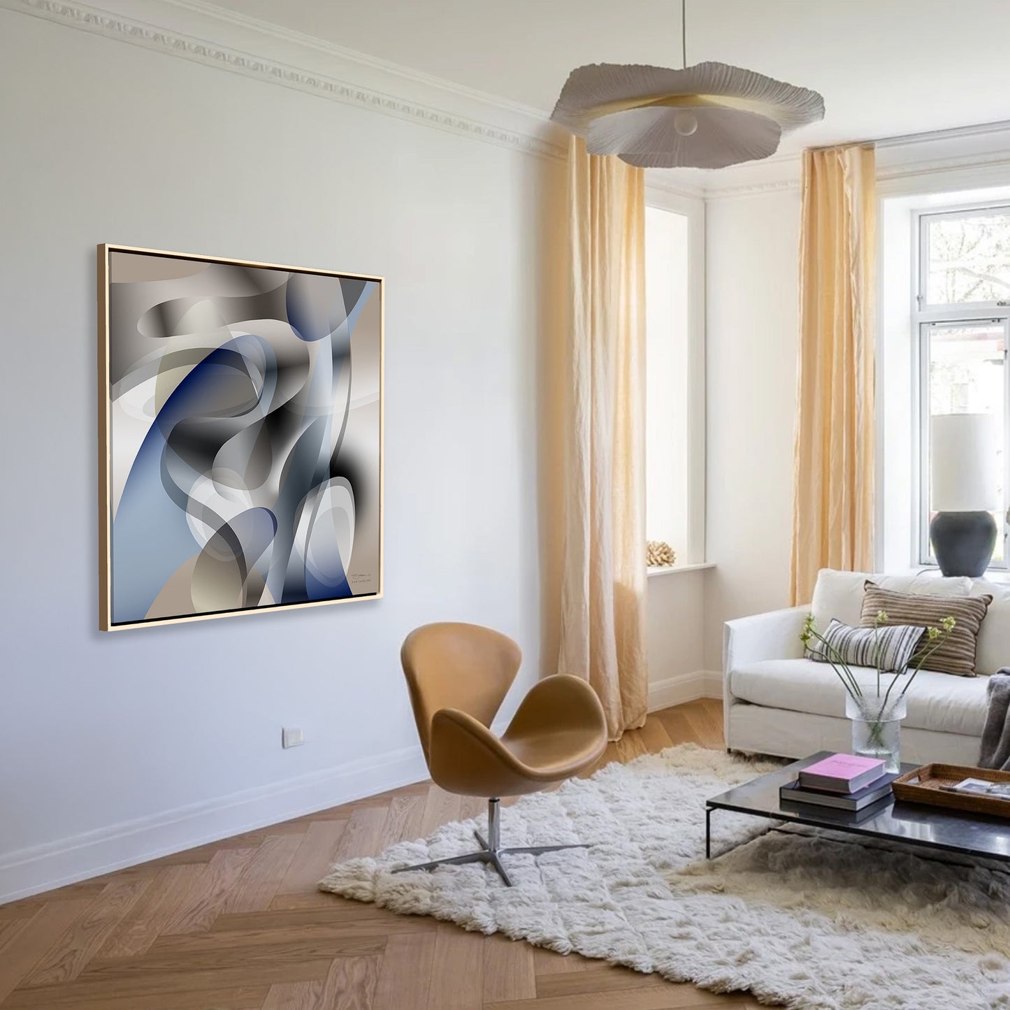 Canvasprint "Blue Touch 2"