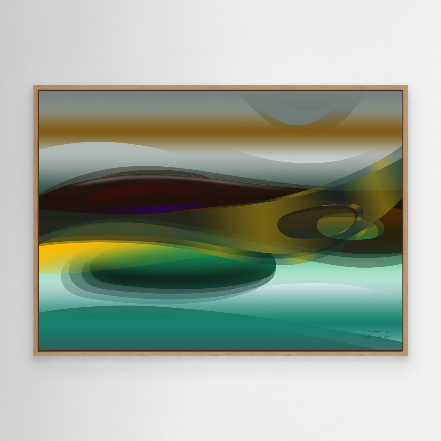 Canvasprint "Green Horizon"
