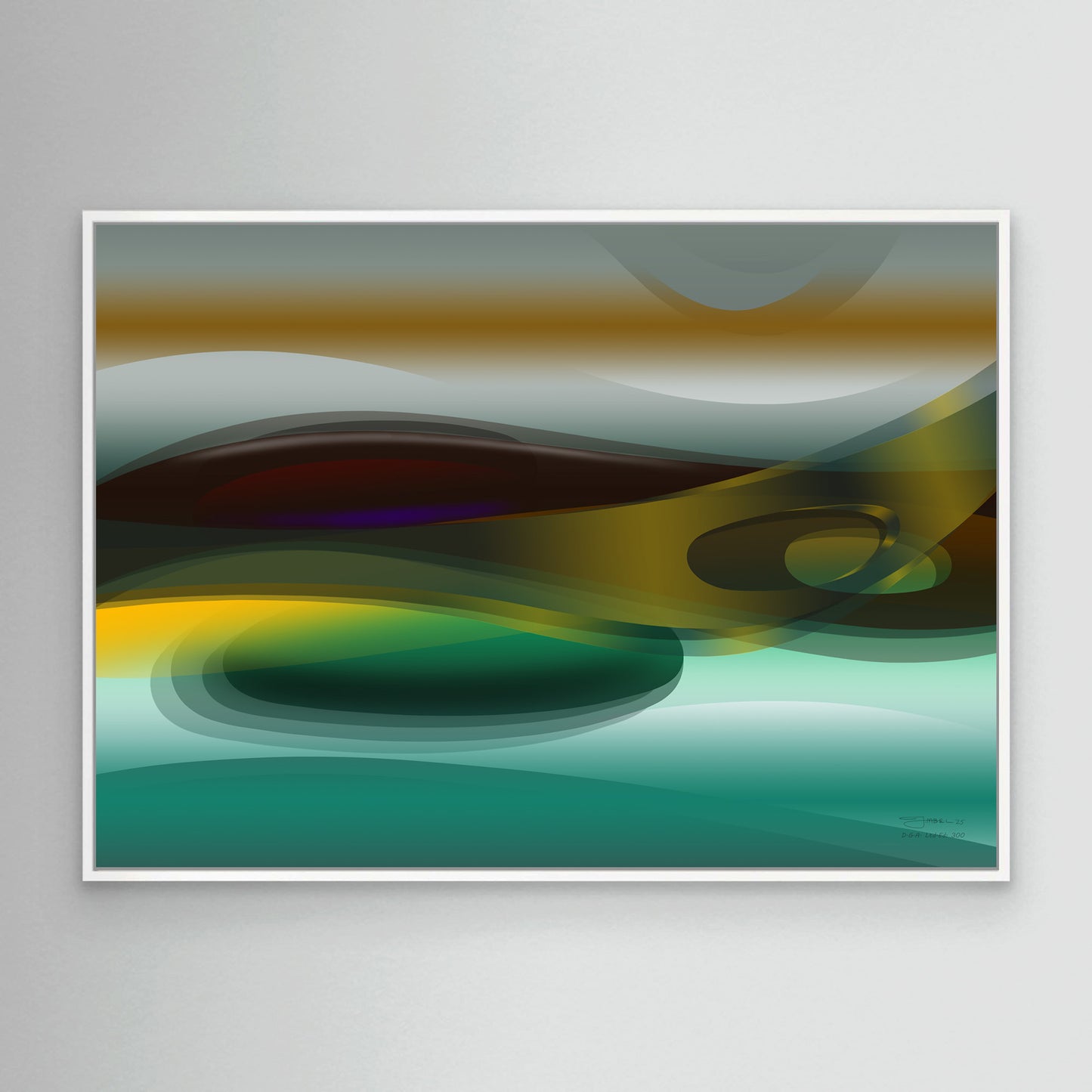 Canvasprint "Green Horizon"