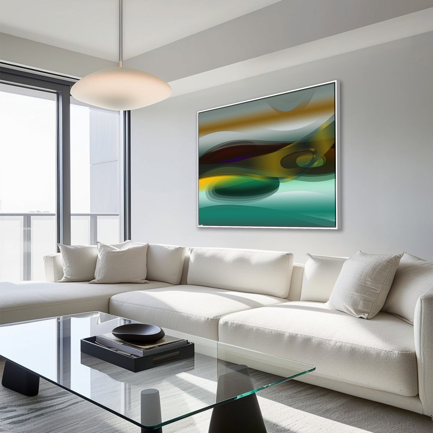 Canvasprint "Green Horizon"