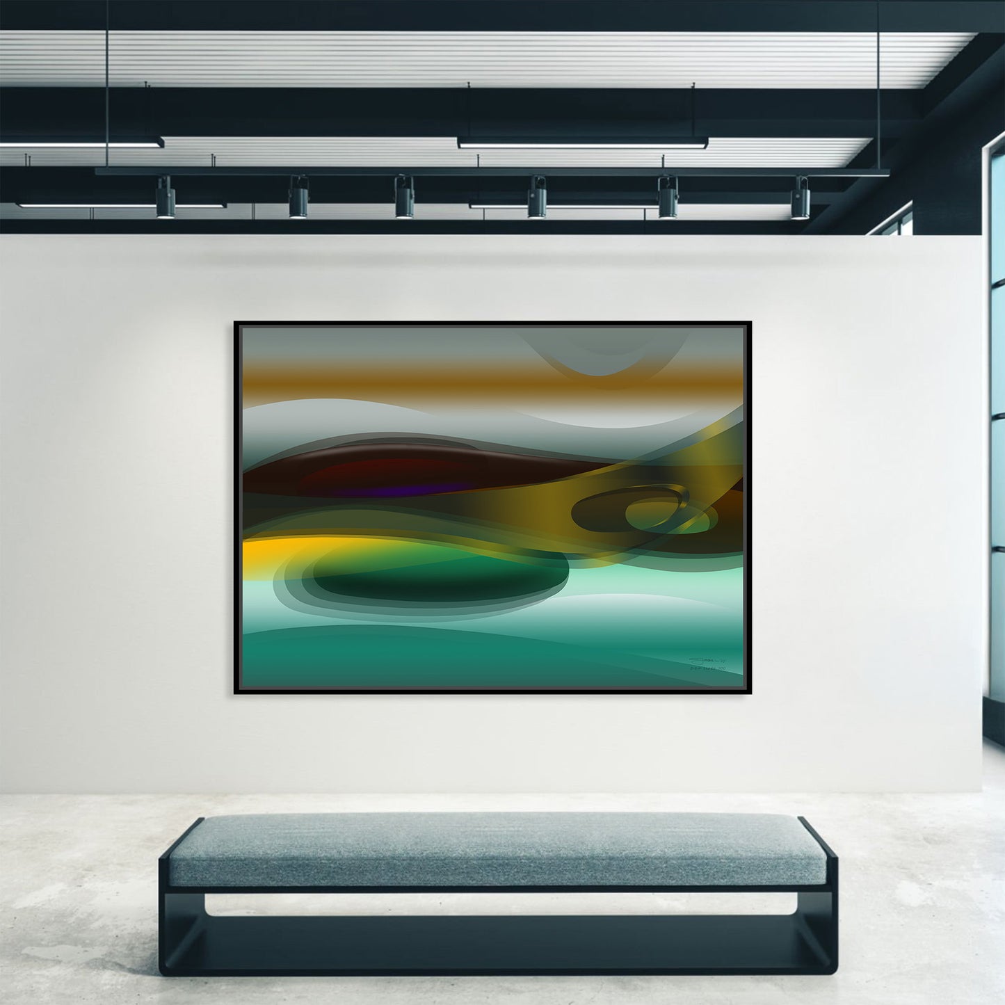 Canvasprint "Green Horizon"