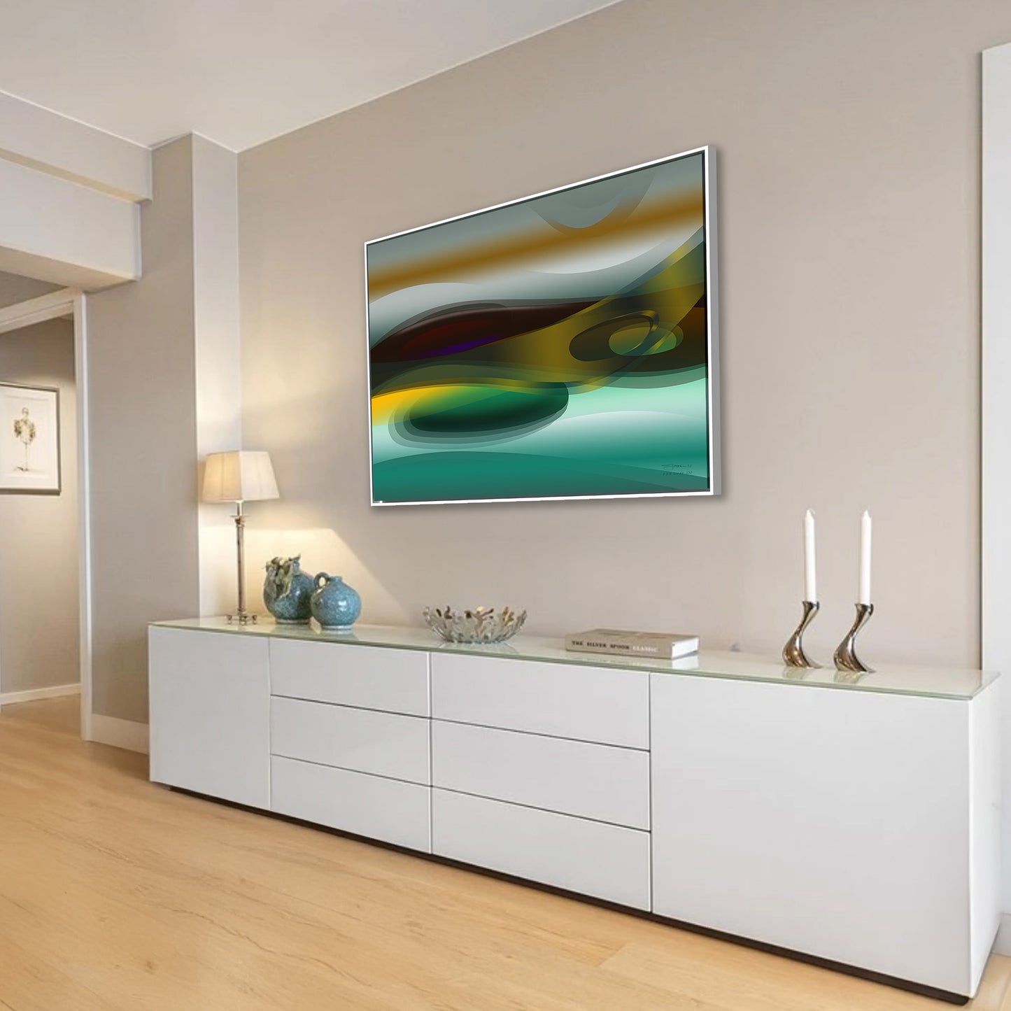 Canvasprint "Green Horizon"