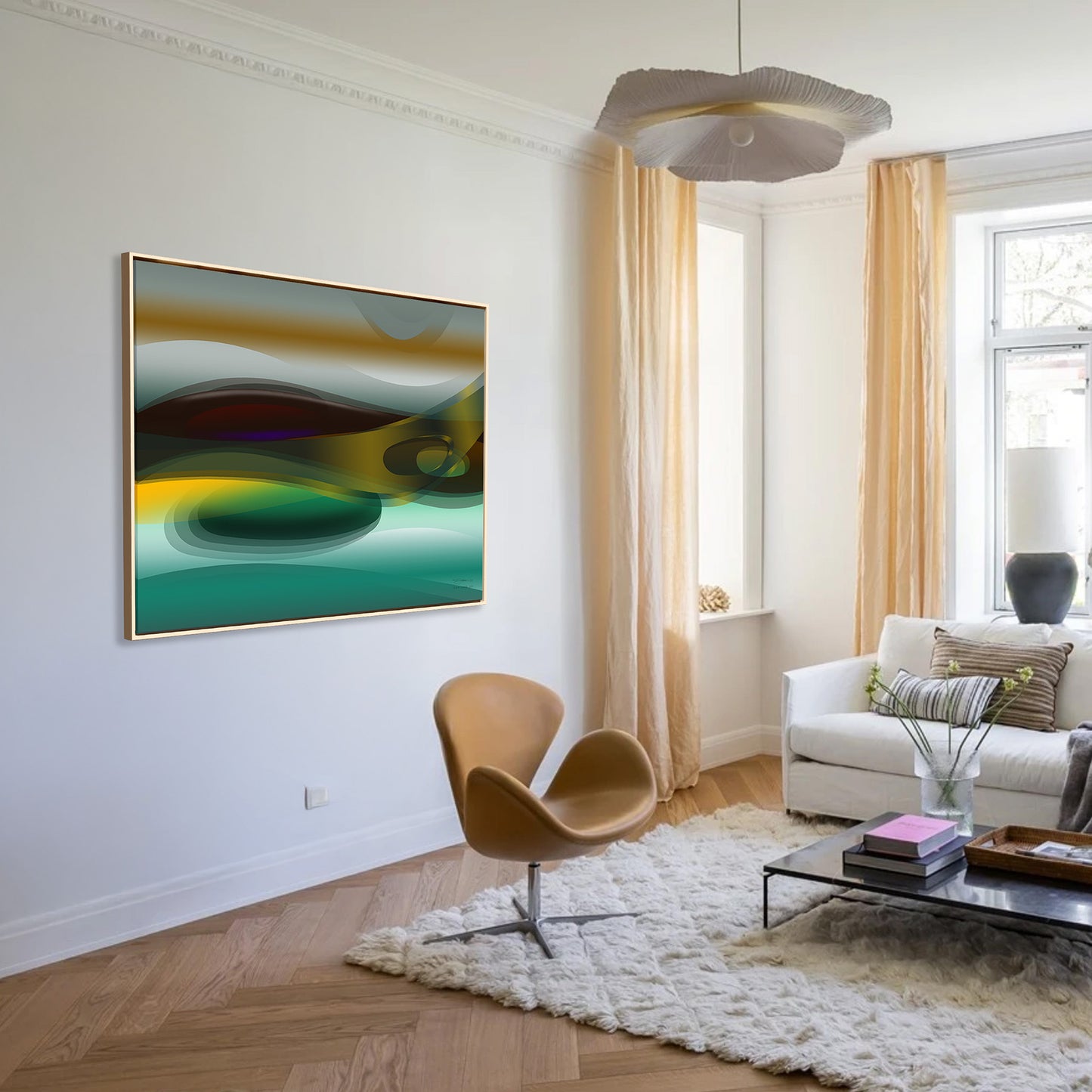Canvasprint "Green Horizon"