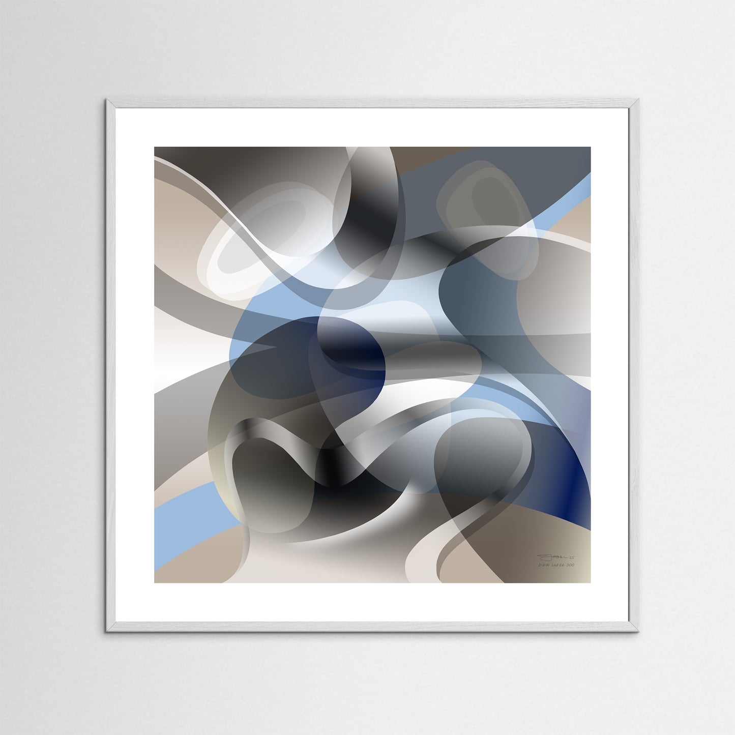 Paperprint "Blue Touch 1"