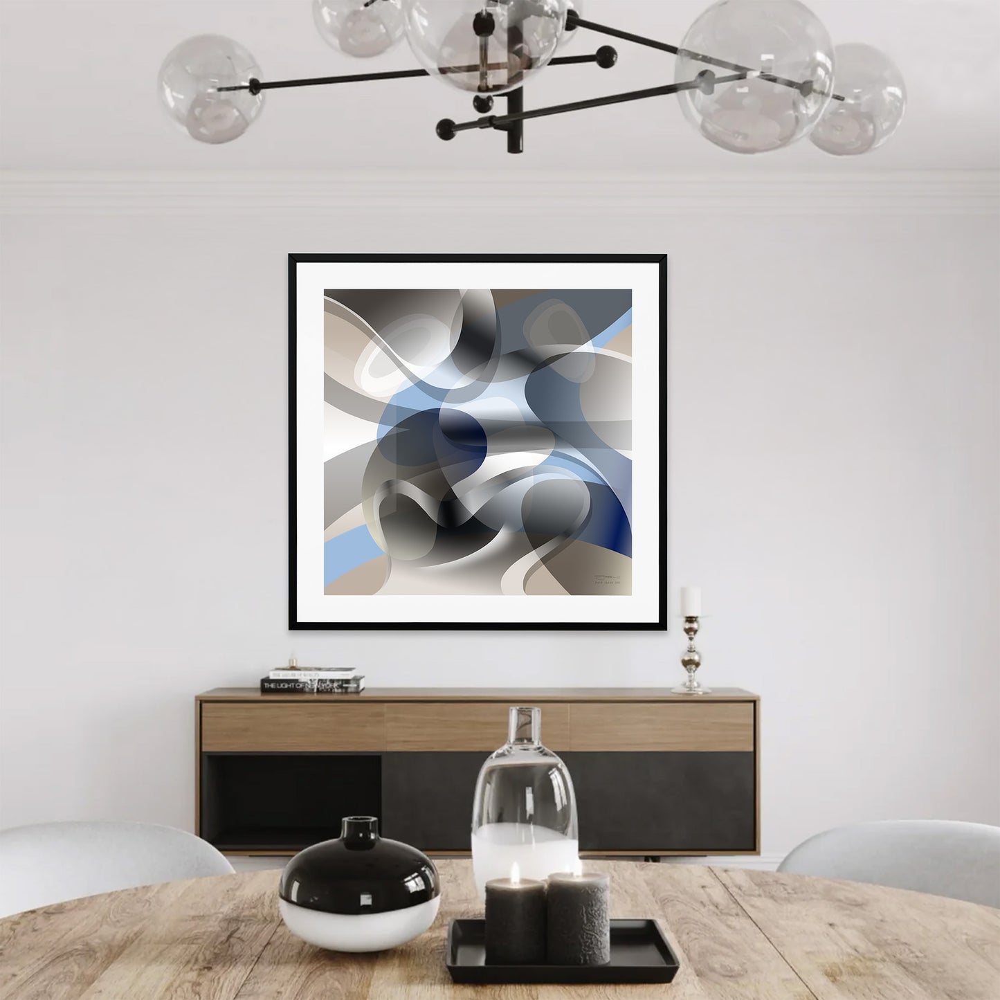 Paperprint "Blue Touch 1"