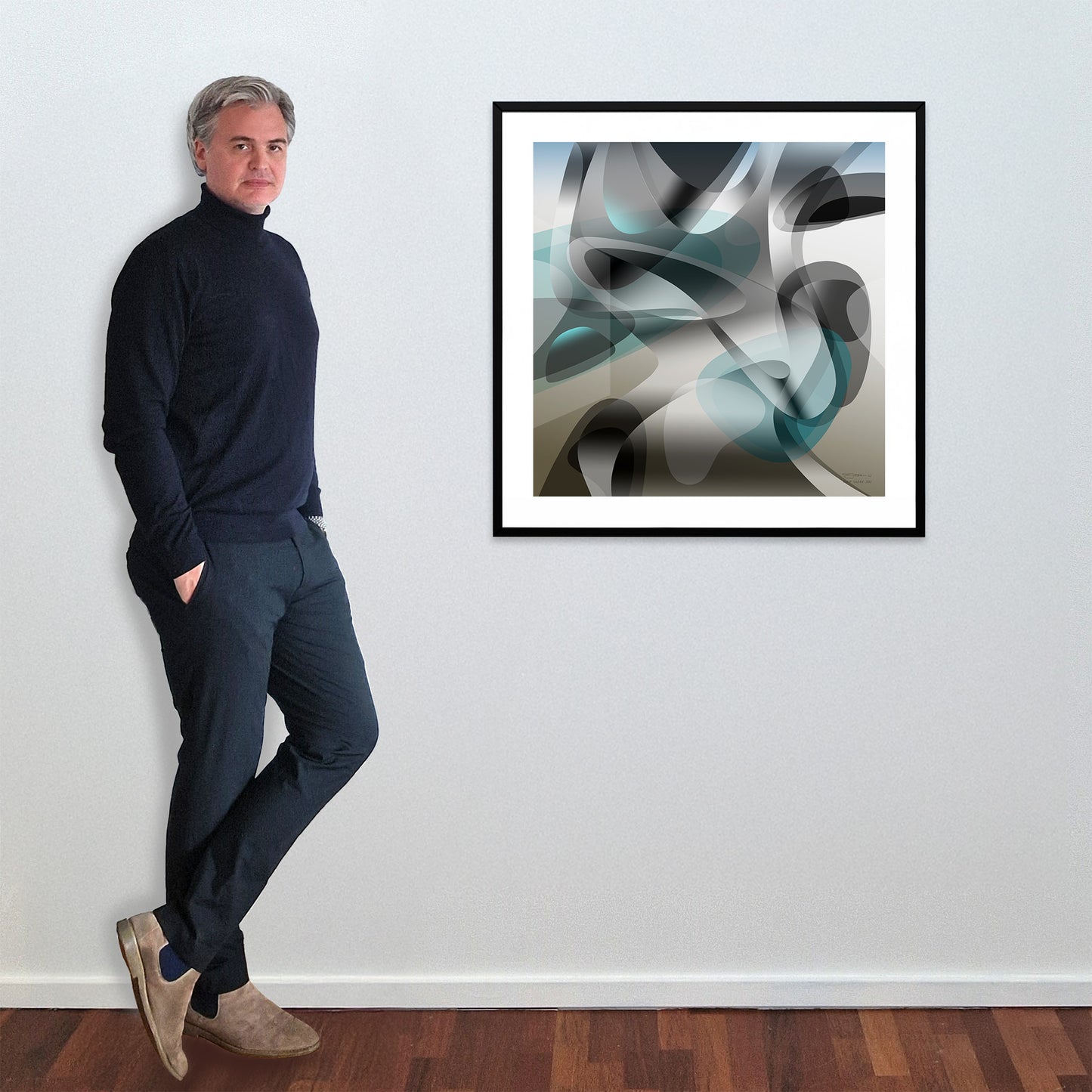 Paperprint "Green Touch 1"