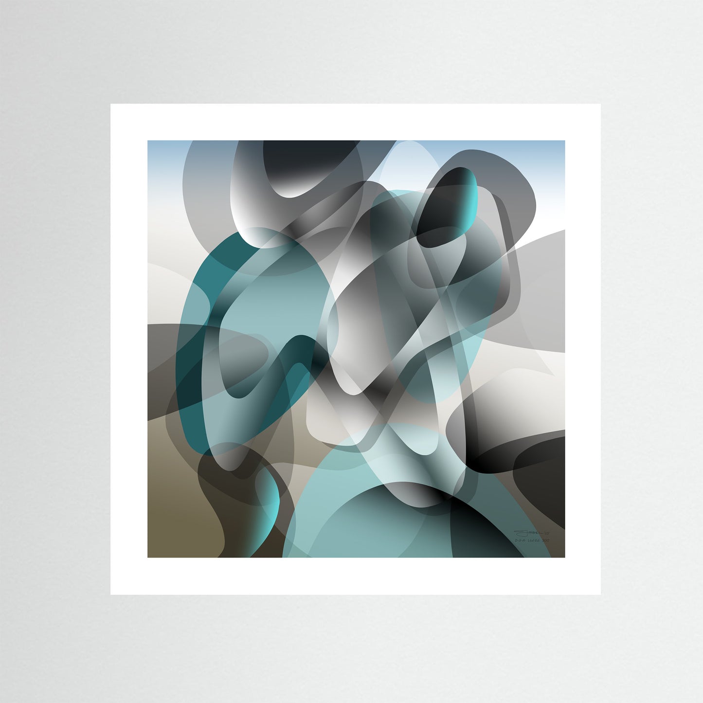 Paperprint "Green Touch 2"