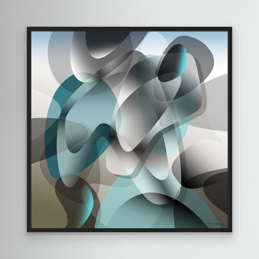 Lerretstrykk "Green Touch 2"