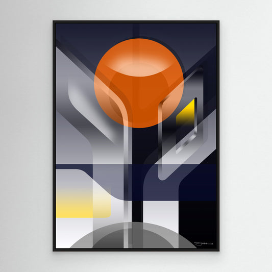 Lerretstrykk"Transit 1"