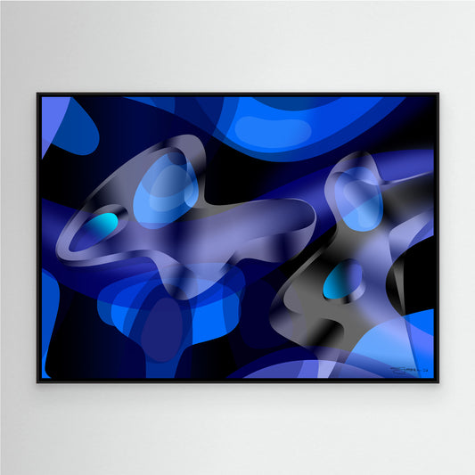 Lerretstrykk "Ultramarine"