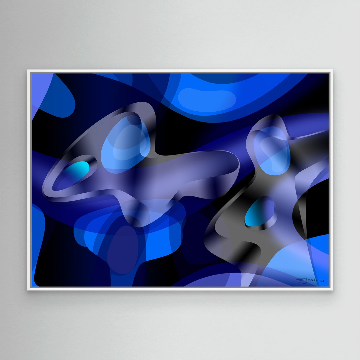 Lerretstrykk "Ultramarine"
