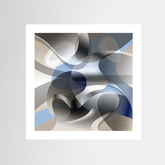 Paperprint "Blue Touch 1"