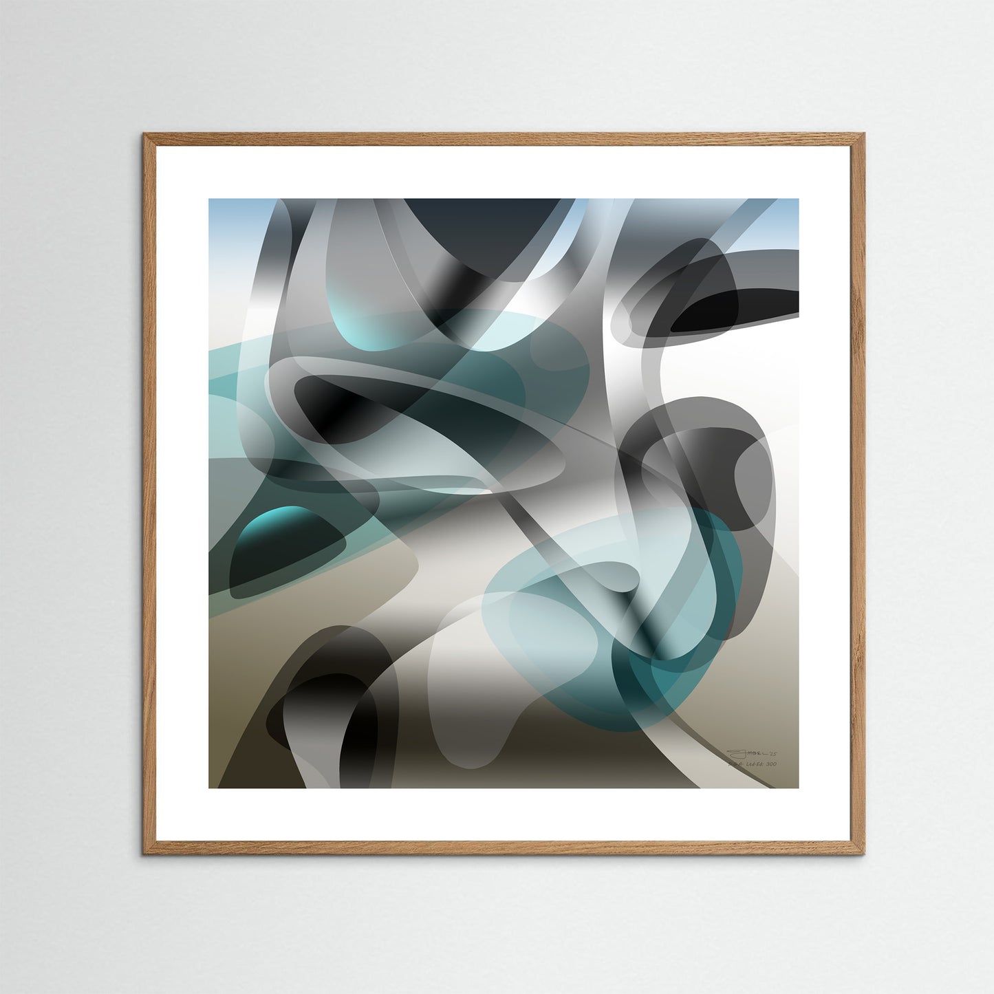 Paperprint "Green Touch 1"