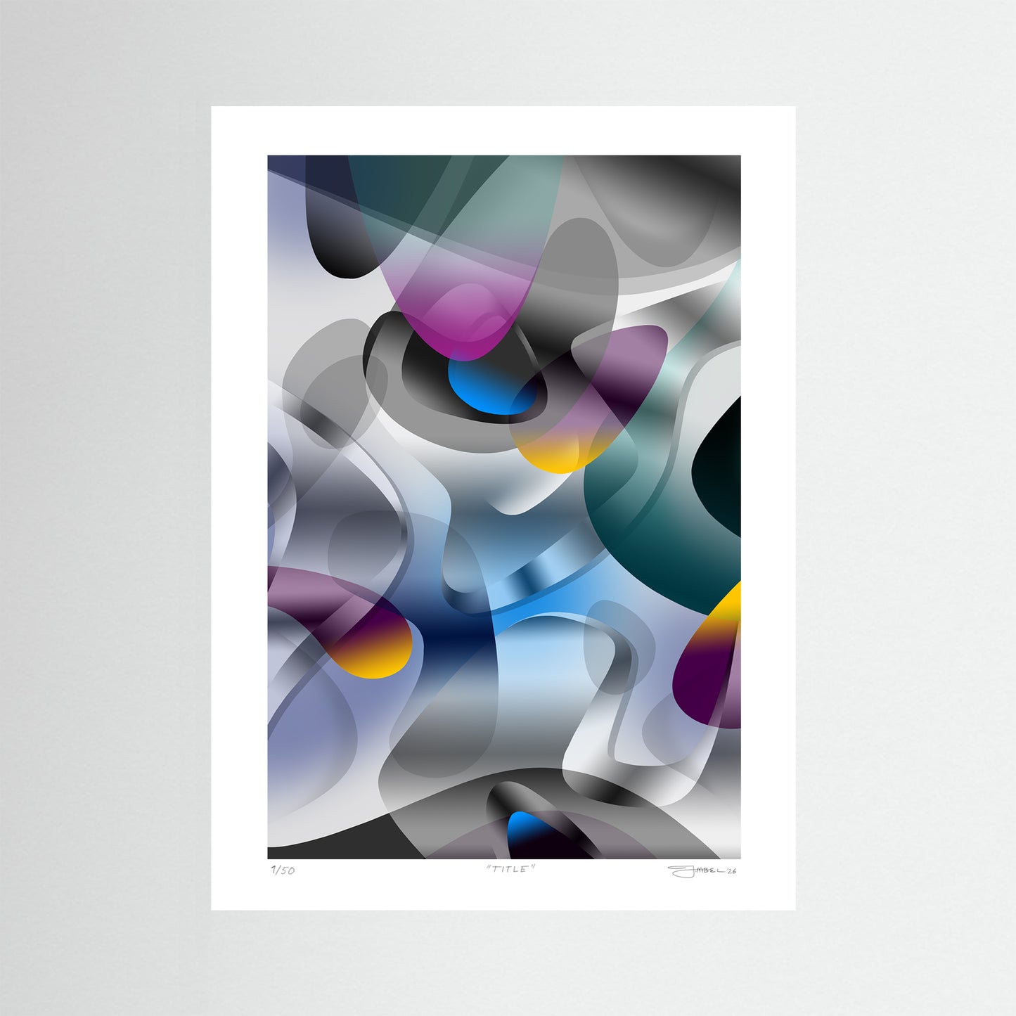 Paperprint "Illusion 3"