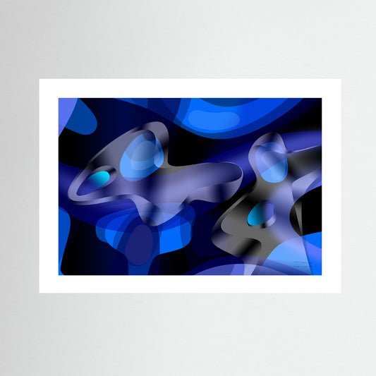 Paperprint "UltraMarine"