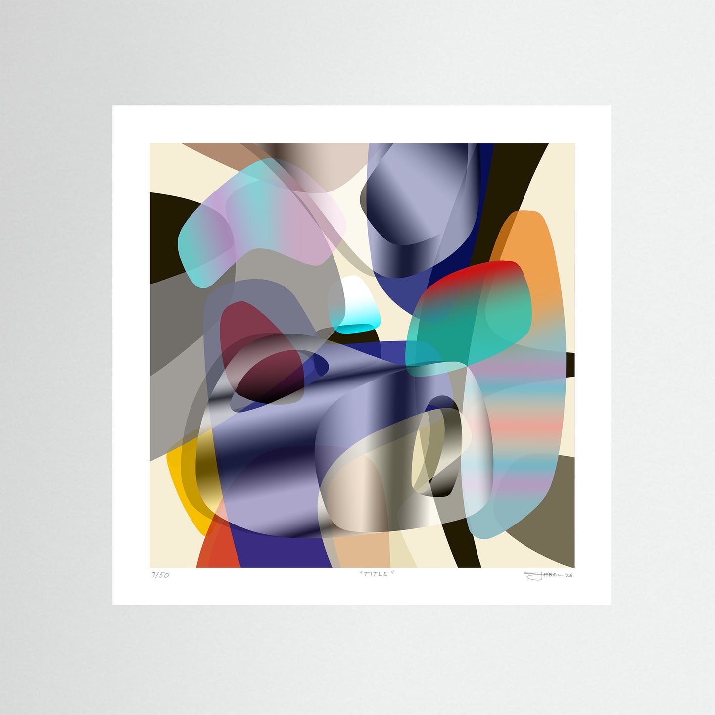 Paperprint "Circus"